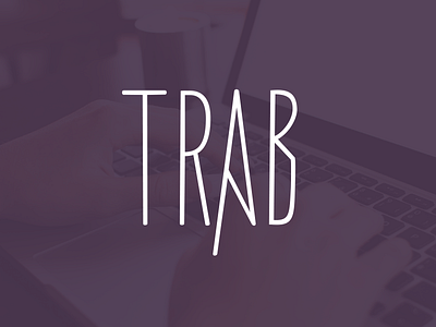 Logo for startup Trab.io application logo trab
