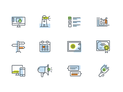 Icons for Pluvo