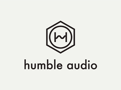 Humble Audio brand identity branding logo visual identity
