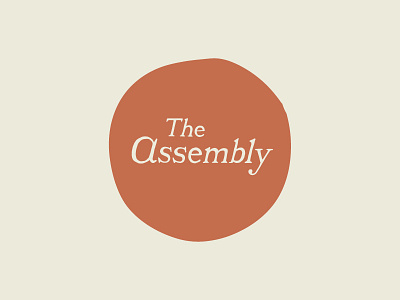 The Assembly brand identity branding logo visual design