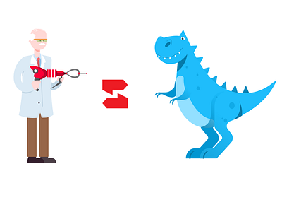 STREETER APP -Scientist Vs Dinosaur