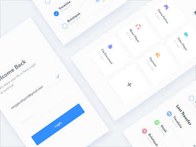 Controls Apps aplication app blue clean design flat icon minimal simple typography ui ux