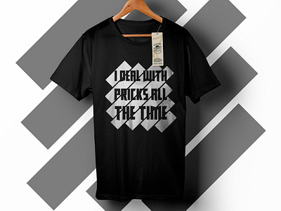 T-shirt Design Typography Black