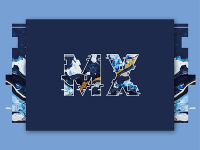 MX logo abstracted