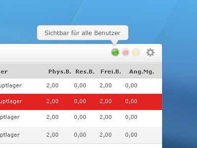 CMS admin feature bar