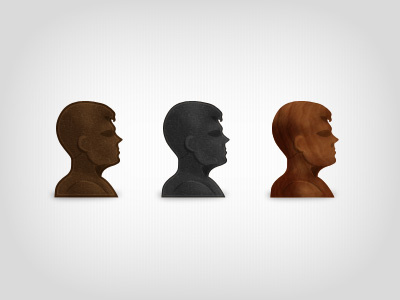 head icons by Thomas Otto on Dribbble
