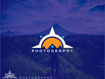 adventure Photography logo advanture logo avarest logo camera creative flat foto logo mountain photo photography