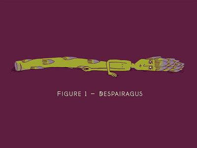 Despairagus asparagus despair sad vegetable