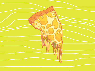Cheesy Pizza cheese illustration pizza