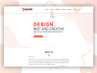 Header Design Concept header design home page landing page psd design ui uiux ux web design