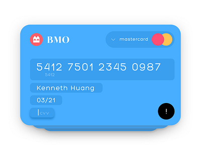 CreditCard Input Form Concept