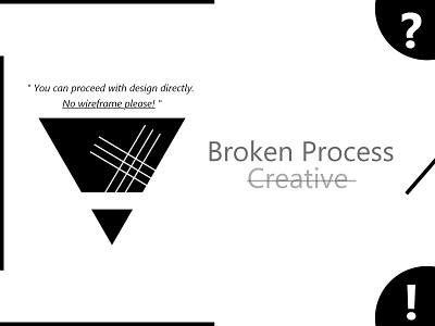 Broken heart with process !!! broken creative process broken heart broken process design