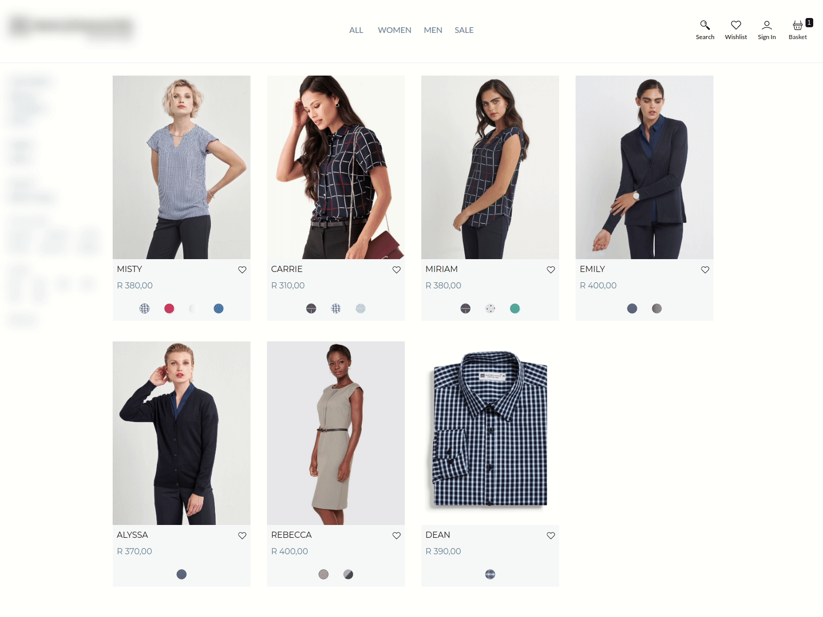 Store user interface ecommerce design store storefront