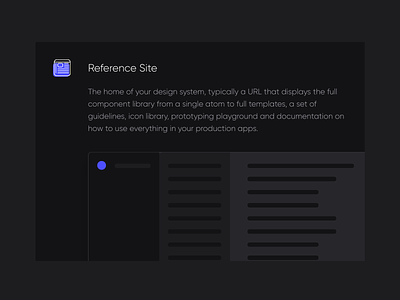 Reference Site design system documentation