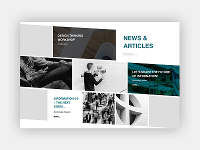 Conference News & Articles conferences design grey light minimal news typography web webdesign