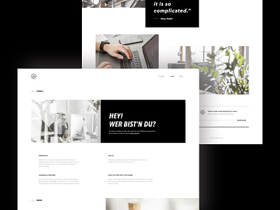 Portfolio WIP clean design minimal portfolio web web design website