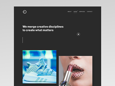 Portfolio theme wip animation black clean design minimal portfolio theme theme design ui web webdesign website