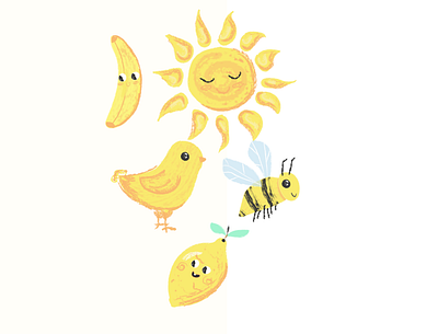 Yellow Mood book cute illustration kids vector yellow