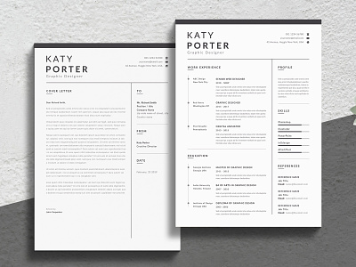 Resume - CV 2 page resume a4 resume clean resume cover letter creative resume curriculum vitae cv cv diy cv resume indesign resume job resume photoshop resume professional resume resume resume template resume word ms word shop resume simple resume teacher resume web developer resume