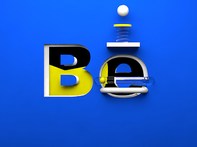 Behance— Type Animation Still 3d animation c4d cinema4d image still