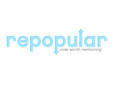 Repopular concept logo