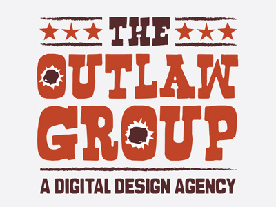 The Outlaw Group Logo v1 awesomeness hand drawn logo