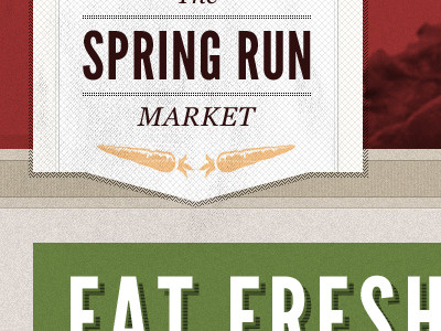 Organic market website header grunge header organic patterns textures