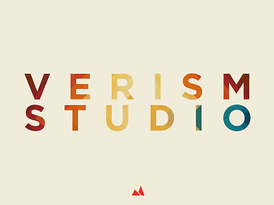 Verism Studio branding identity logo logotype symbol texture type