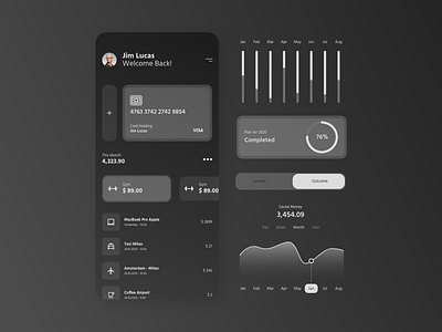Finance App Design app bank banking branding design finance minimal ui ux web webdesigne design