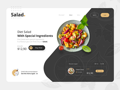 Food delivery Web Design delivery design food food app minimal ui ux web webdesign webdesigne design