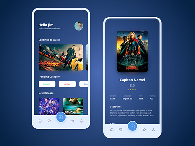 Movies App Design app cinema design minimal mobile movie movies ui ux webdesigne design