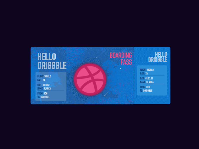 hello dribbble animation hello dribbble ilustration vector