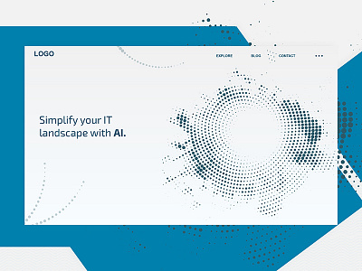 AI company Landing page