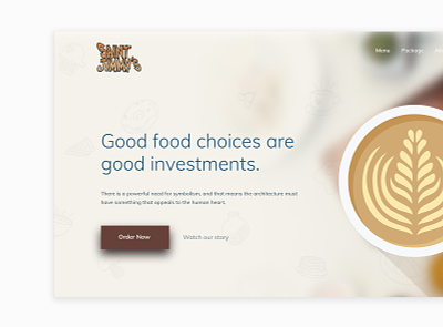 Coffee shop landing page cafe cafee coffee coffee shop coffeeshop landing landing design landing page shop web website website design wordpress