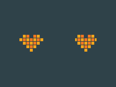 Pixel Hearts pixel art pixels