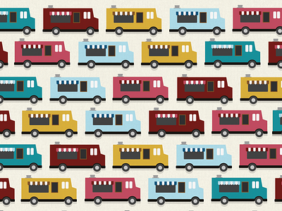 Food truck parade! icons illustration truck vector wip