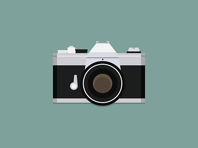 Vintage SLR Camera analog cameras film retro stock vector