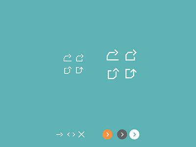 Sharing is caring icons illustration ui ux vector wip