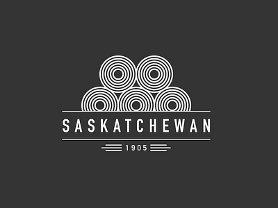 Saskatchewan 1905 concept logos vector wordmark