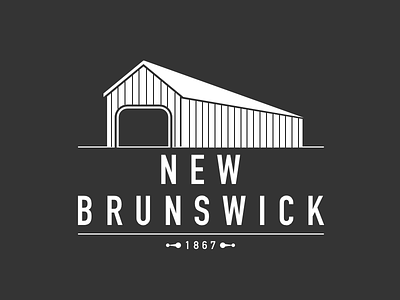 New Brunswick canada illustration logos maritimes new brunswick vector