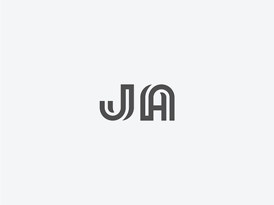 J+A Logotype brand branding design identity j mark letter a letter j lettermark logo logotype mark symbol type