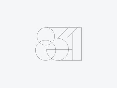 831 36days design graphic design letters logo mark numbers pattern symbol tipografia typography