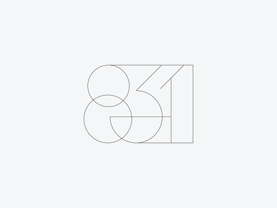 831 36days design graphic design letters logo mark numbers pattern symbol tipografia typography