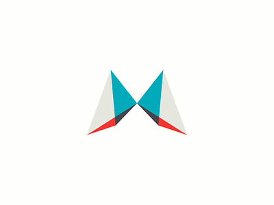 M abstract symbol