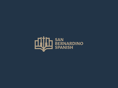 San Bernardino Spanish church logo adventist adventist church bible logo branding church brand church logo design icon illustration logo logotipo mark san bernardino sda symbol vector