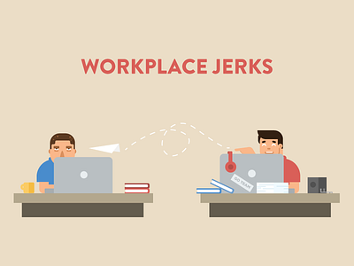 Workplace Jerks books character design desk illustration jerk mac office work environment working workplace workplace jerks