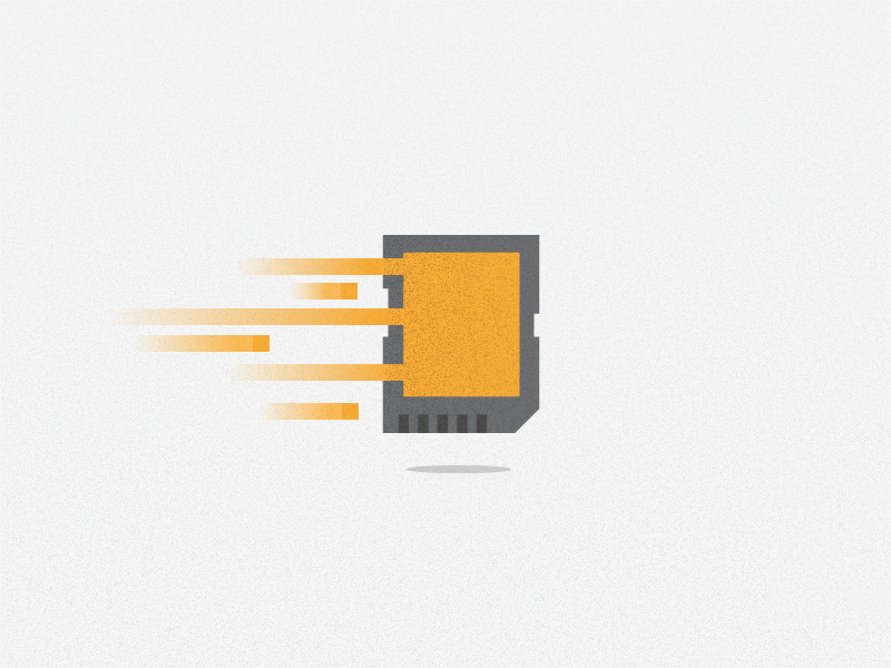 scrapped idea for info graphic camera icon illustration memory memory card pixel texture tools