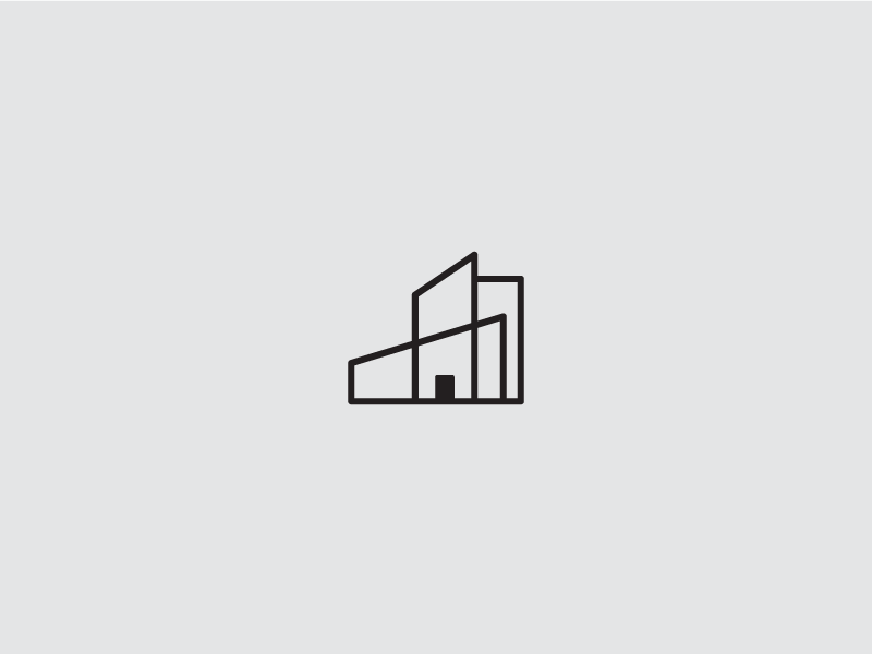 Unused design building living spaces home automation home design home development apartment house home mark real-estate illustration icon logo