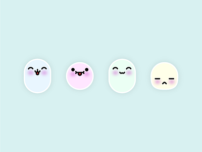 Emoji Stickers bubble tea bubbly emoji emoji icons face fun icon illustrations smile sticker