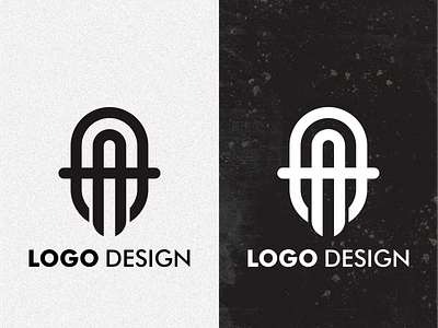 monogram Logo concept 3d animation app branding character design graphic design illustration logo motion graphics ui ux vector